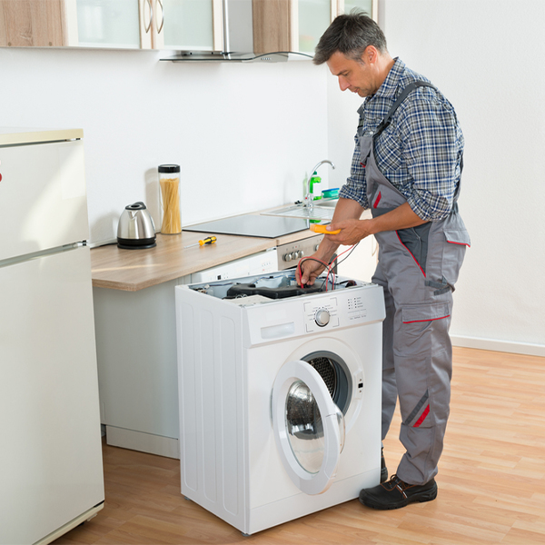 can you walk me through the steps of troubleshooting my washer issue in Whispering Pines